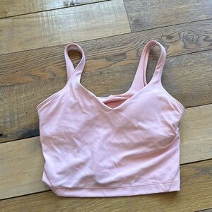 Dew pink align tank size 6 like new